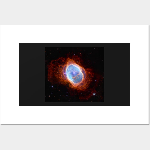 Webb Telescope Tribute - Southern Ring Nebula Wall Art by acrylicpainterr